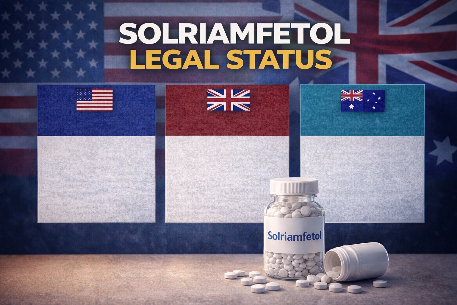 Legal Status of Solriamfetol in the USA, UK, and Australia